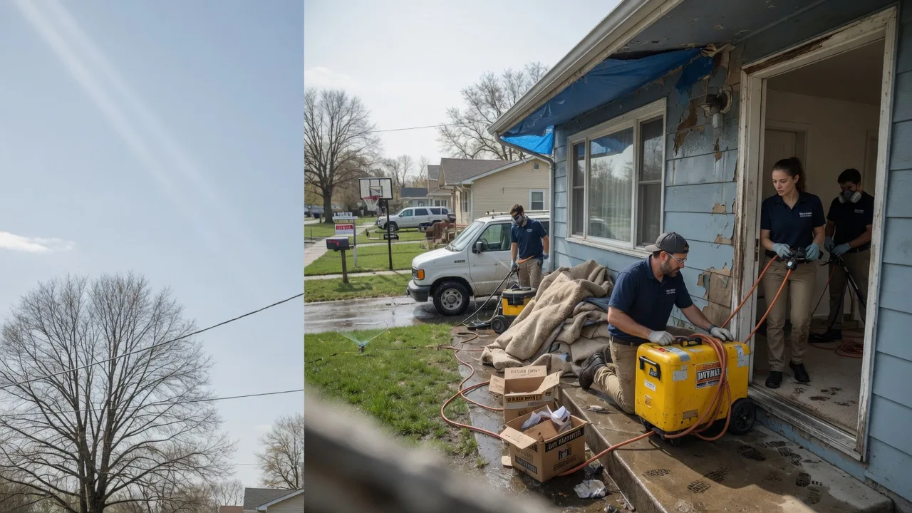 Basement Flood Cleanup in Oakville, IN near me